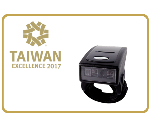 Taiwan Excellence Gold Award 2017 _Wireless_Ring_Barcode_Scanner_MT500L